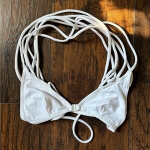 ASOS Swim Super Strappy Triangle Bikini Top